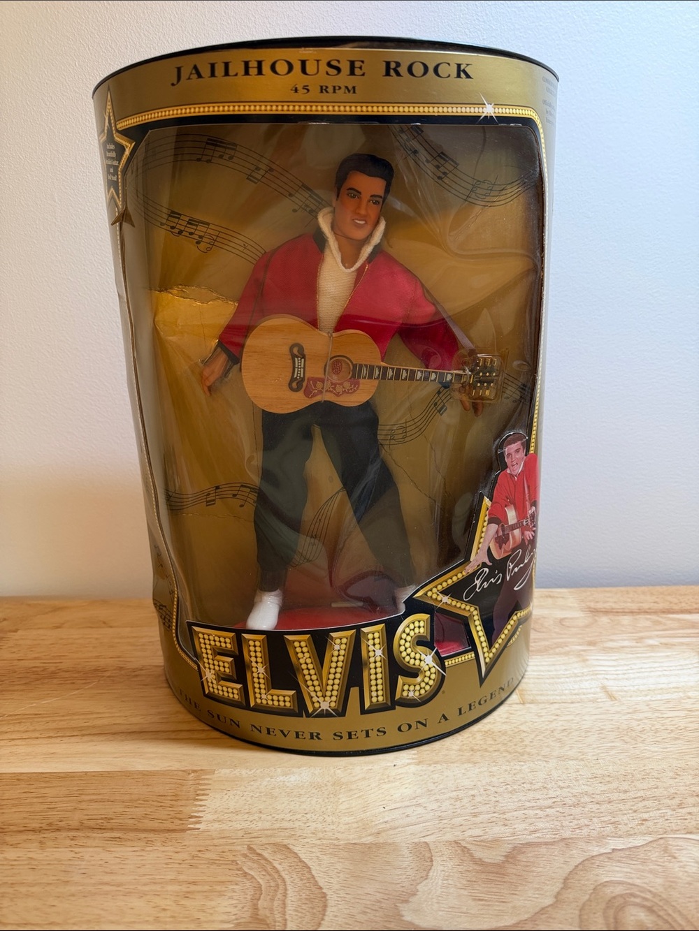 Elvis Jailhouse Rock Collector Figure - Red Jacket